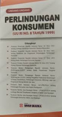 UNDANG-UNDANG PERLINDUNGAN KOSUMEN