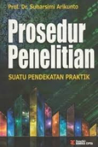 prosedur penelitian suatu pendekatan praktek