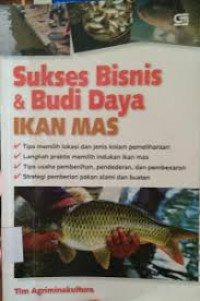 SUKSES BISNIS & BUDI DAYA IKAN MAS.BI