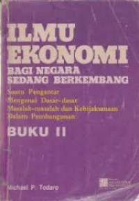 ILMU EKONOMI BAGI NEGARA SEDANG BERKEMBANG