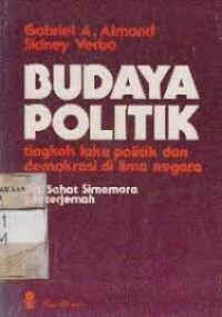 BUDAYA POLITIK TINGKAH LAKU POLITIK DAN DEMOKRASI DI LIMA NEGARA