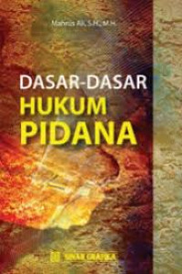 DASAR-DASAR HUKUM PIDANA