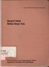 GEOGRAFI DIALEK BAHASA BANJAR HULU