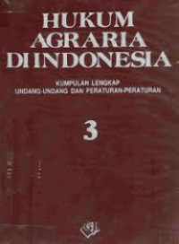 Hukum agraria di indonesia 3