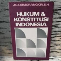 Hukum dan konstitusi indonesia