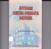 INTISARI HUKUM PERDATA MATERIAL