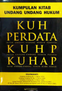 KUH PERDATA KUHP KUHAP BI