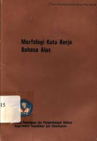 Morfologi Kata Kerja Bahasa Alas