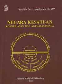 NEGARA KESATUAN KONSEP ASAS DAN AKTUALISASINYA