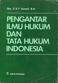 PENGANTAR ILMU HUKUM DAN TATA HUKUM INDONESIA