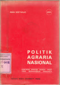 POLITIK AGRARIA NASIONAL