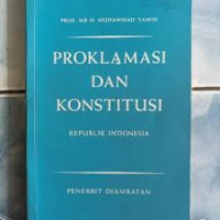 Proklamasi dan konstitusi republik indonesia