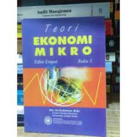 Teori EKONOMI MIKRO JILID 1
