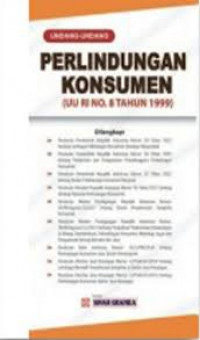 Undang-undang perlindungan konsumen 1999