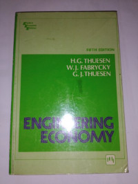 ENGINEERING ECONOMY