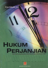 hukum perjanjian
