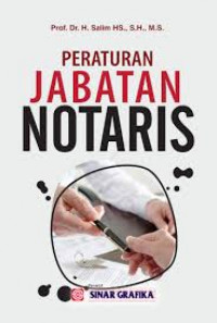 PERATURAN JABATAN NOTARIS