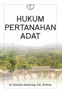 hukum pertanahan adat