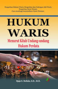 HUKUM WARIS MENURUT KITAB UNDANG-UNDANG HUKUM PERDAATA