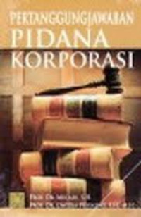 pertanggungjawaban pidana korporasi