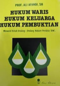 hukum waris, Hukum Keluarga, Hukum Pembuktian