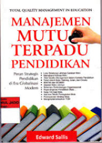 MANAJEMEN MUTU TERPADU PENDIDIKAN