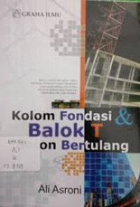 kolom fondasi & balok t beton bertulang