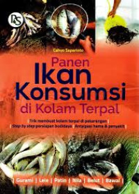 PANEN IKAN KONSUMSI DI KOLAM TERPAL