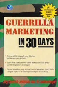 guerrilla marketing in30 days