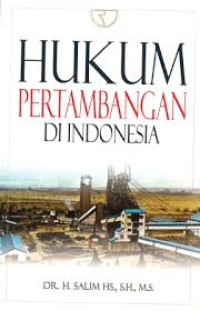 HUKUM PERTAMBANGAN INDONESIA