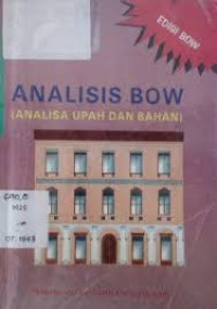 analisa bow (analisa upah dan bahan)