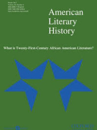 AMERICAN LITERARY HISTORY
