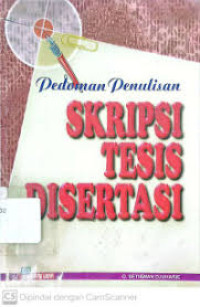 Pedoman penulisan skripsi tesis disertasi