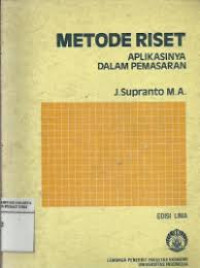 Metode Riset Aplikasinya dalam pemasaran
