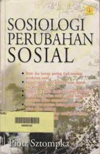 SOSIOLOGI PERUBAHAN SOSIAL