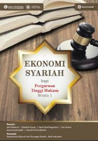 EKONOMI SYARIAH BAGI PERGURUAN TINGGI HUKUM STRATA 1