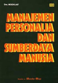 Manajemen Personalia dan Sumber Daya Manusia