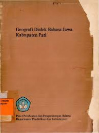 geografi dialek bahasa jawa kabupaten pati