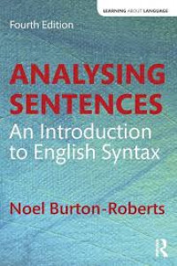 ANALYSING SENTENCES AN INTRODUCTION TO ENGLISH SYNTAX