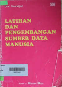 latihan dan pengembangan sumber daya manusia
