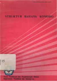 struktur bahasa komodo